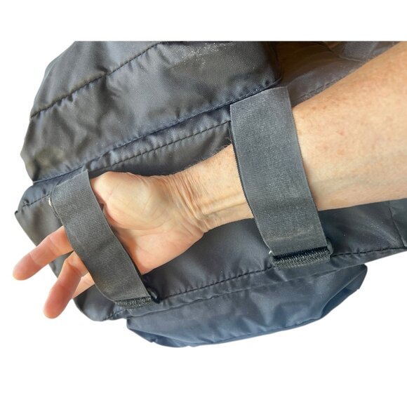 L.L. Bean Camera Case Padded Black Nylon Bag Elastic and Hook & Loop Straps - Picture 8 of 16